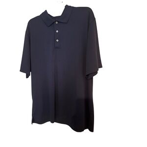 Pro Tour Mens Navy Blue Short Sleeve Golf Polo Shirt Size XLarge